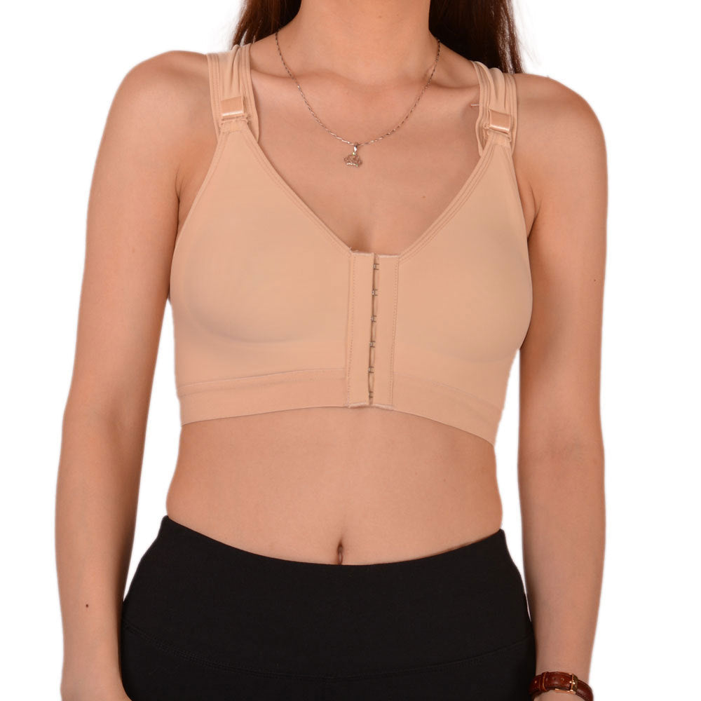 Front Buckle Adjustable Straps Sports Bra
