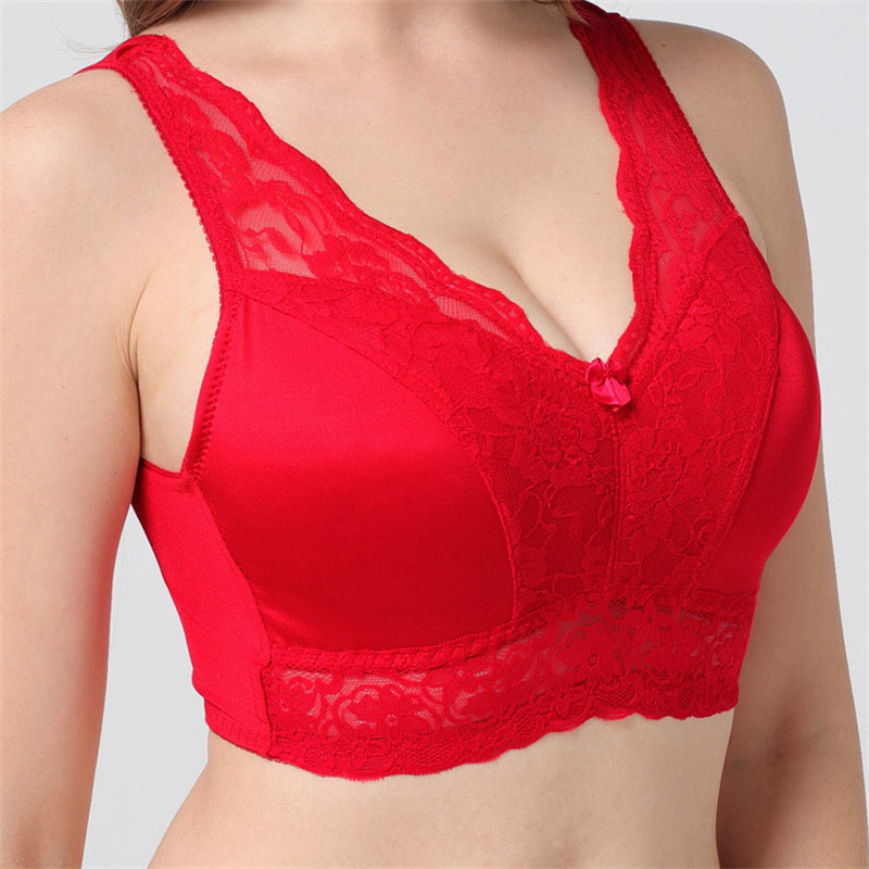 Lace-trimmed Tank Top Bra