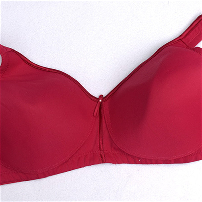 Unwired Wide Strap Glossy Print Bra