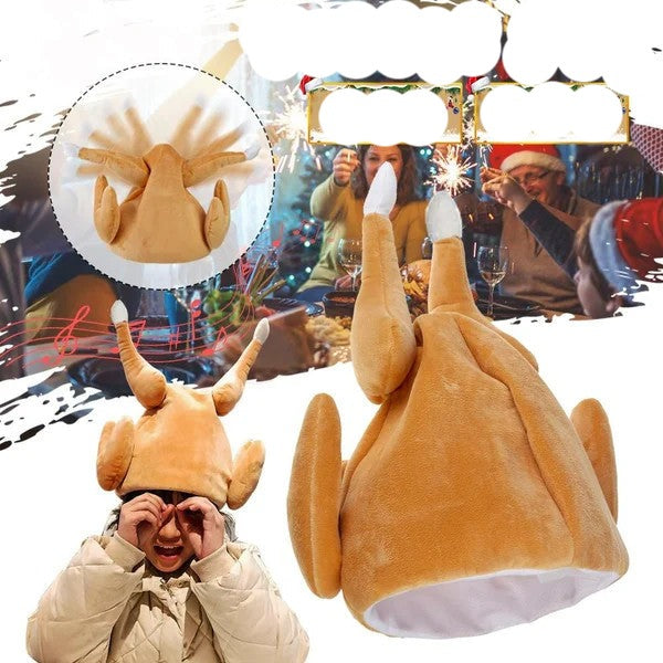🔥 New for 2025 🔥 Funny and interesting turkey hat!