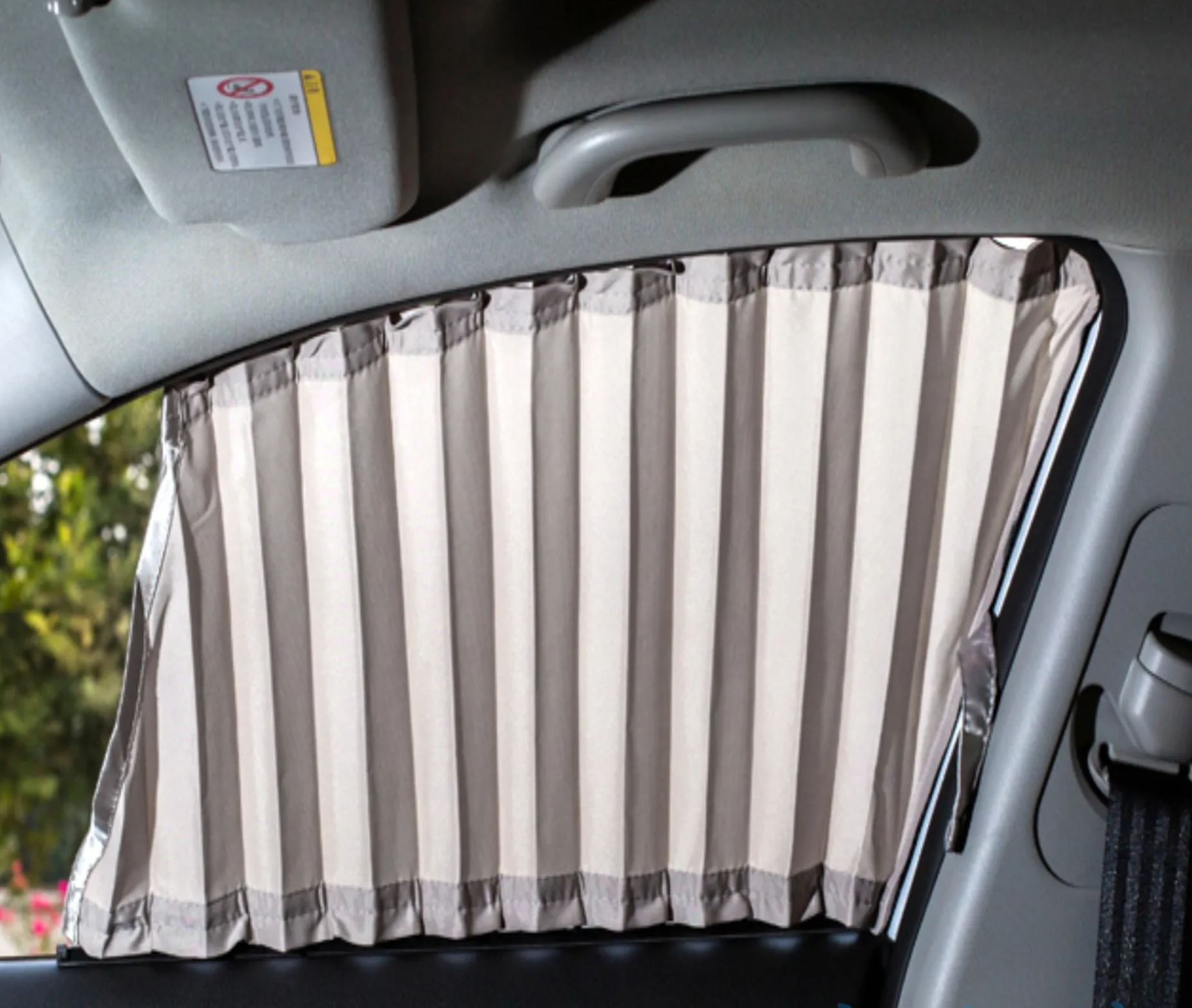 Sun Protection Magnetic Pull-Up Curtain Fabric for Car Use