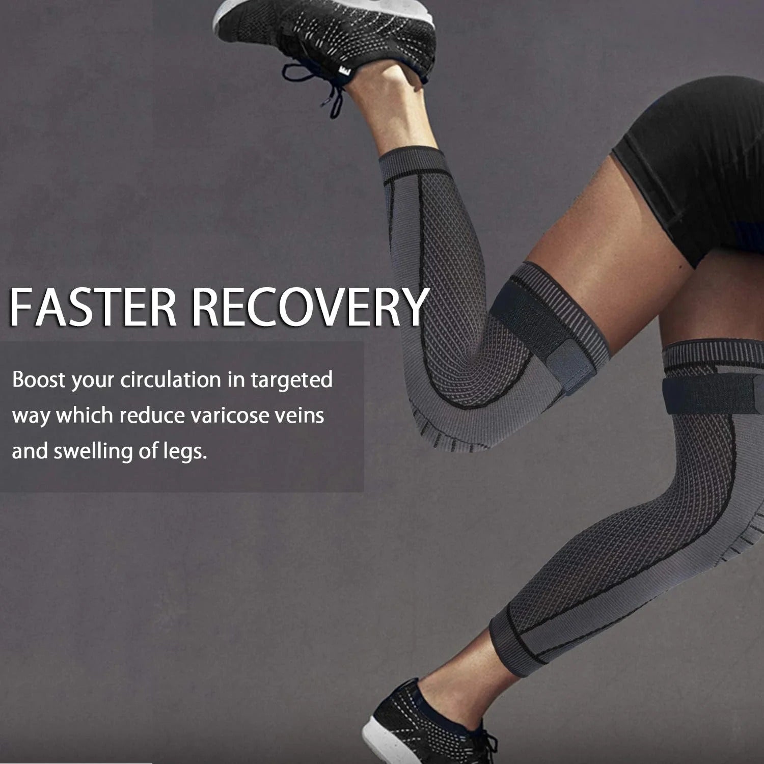Mugwort-infused warming knee and leg sleeves