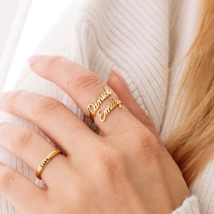 Custom Name Ring