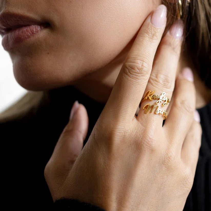 Custom Name Ring
