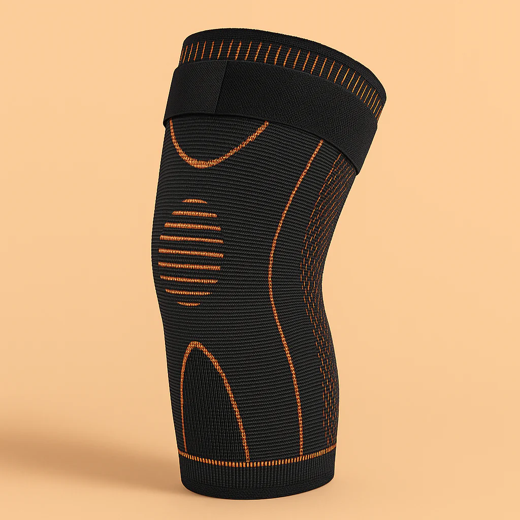 Mugwort-infused warming knee and leg sleeves