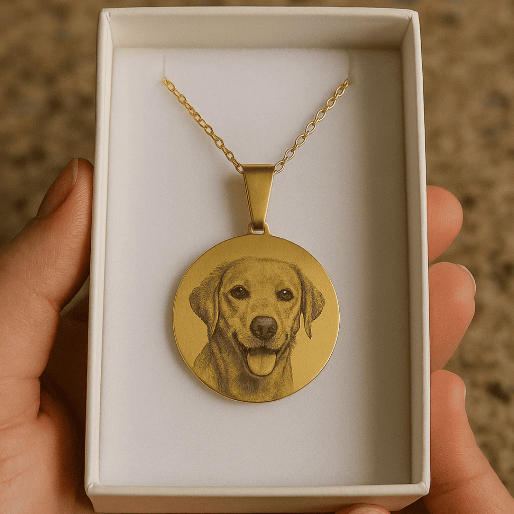 Personalized Letter Photo Necklace