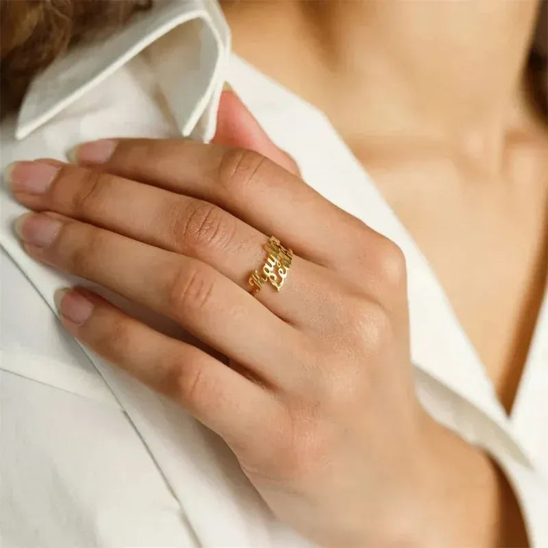 Custom Name Ring