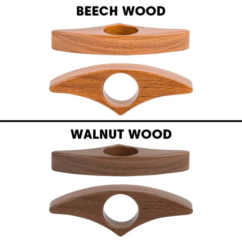 Portable wooden thumb clamp book press