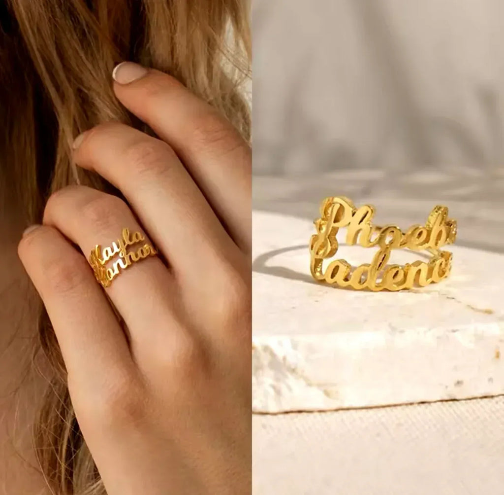 Custom Name Ring