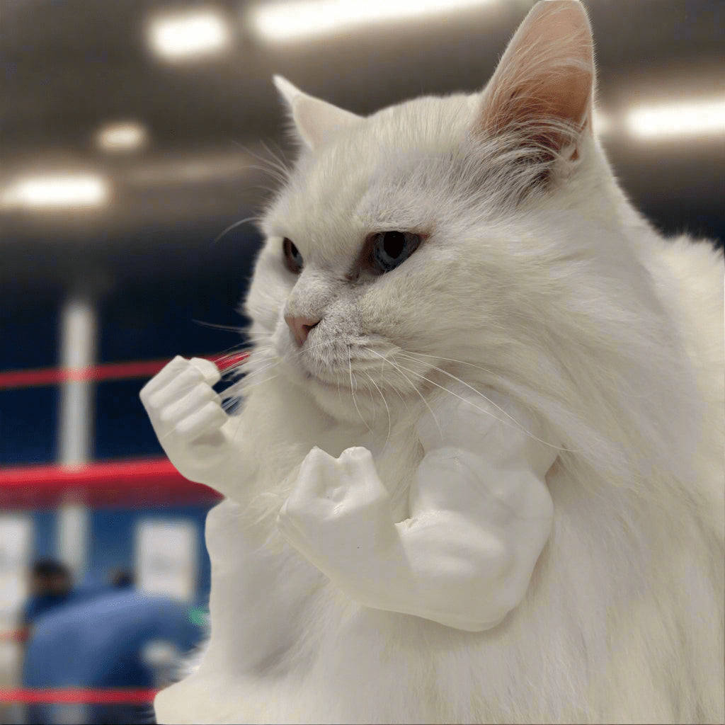 3D Printed Pet Muscle Arm Toy