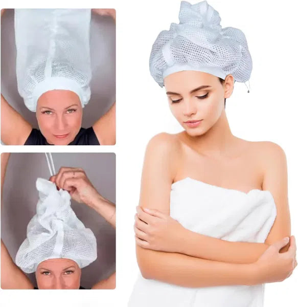 Adjustable Mesh Puffer Hat
