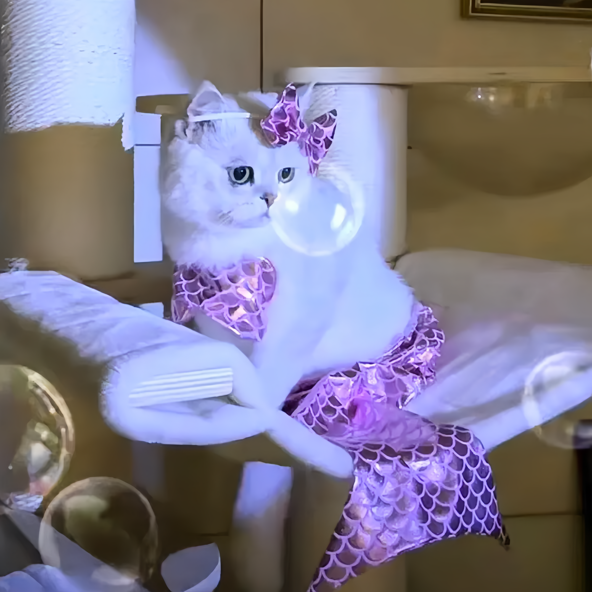 Mermaid Cat Costume