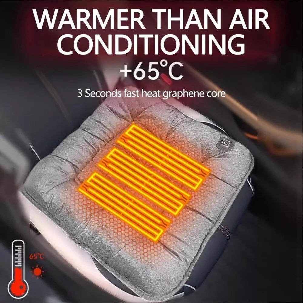 Graphene car heated seat cushion