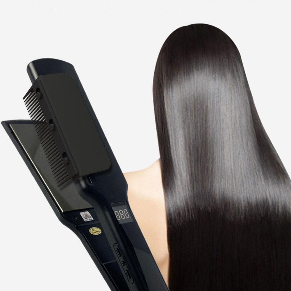 Flat Iron Comb Attachments for Easy Hair Straightening Detachable and