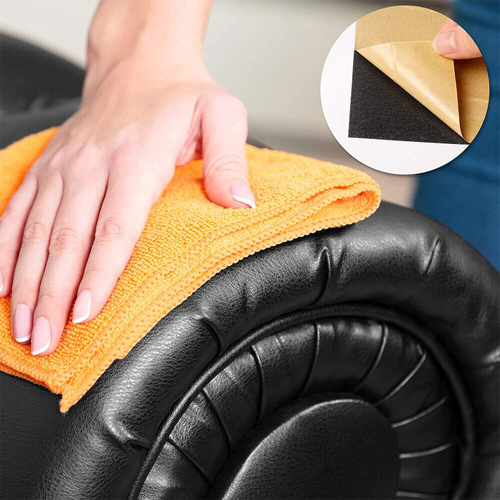 Large Self Adhesive Faux Leather Repair Reupholster for Couches Car Seats Bags