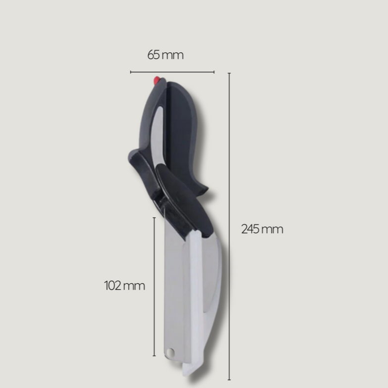 2-in-1 Cutting Knife Multifunctional Kitchen Scissors